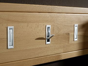 Diele Vido Kinder Garderobe Kernbuche vollmassiv Griff