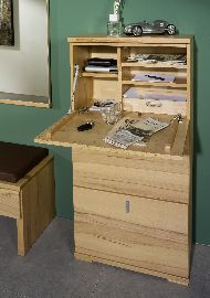 Diele Vido Sekretär Kernbuche vollmassiv