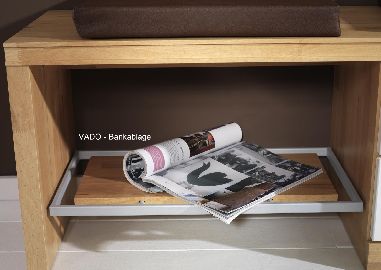 Garderobe Vado Kernbuche Schuhrost